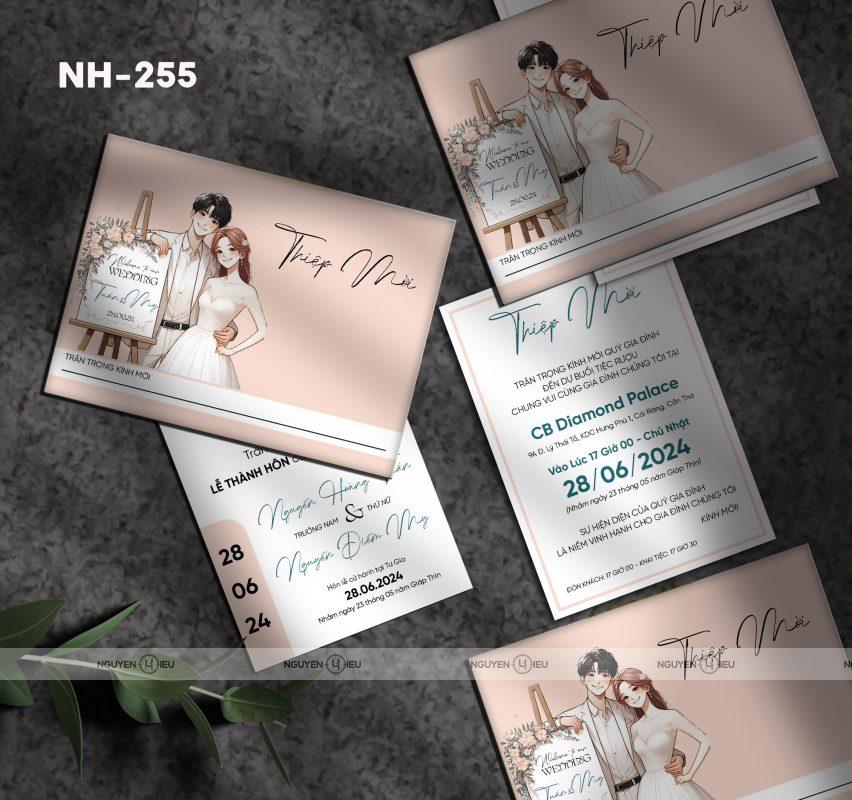 Thiệp cưới Hiếu Nguyễn - Thiệp Cưới Chibi Hiếu Nguyễn - Hòa Mình Trong Thế Giới Chibi Độc Đáo Thiệp cưới Hiếu Nguyễn thiết kế